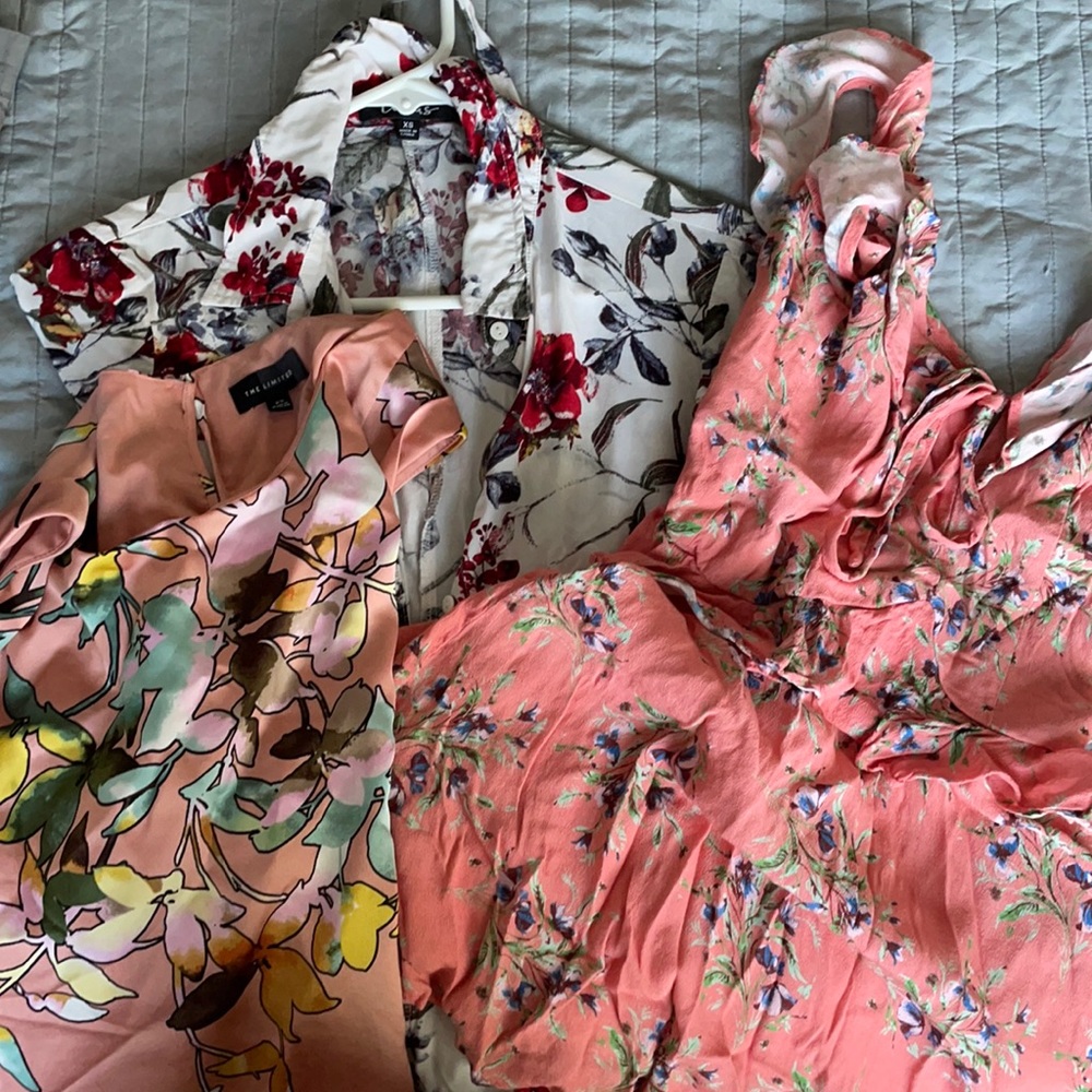 Floral dress bundle xs Flynn skye, lulus, limited